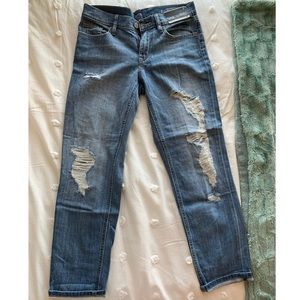a.n.a. skinny boyfriend crop jeans